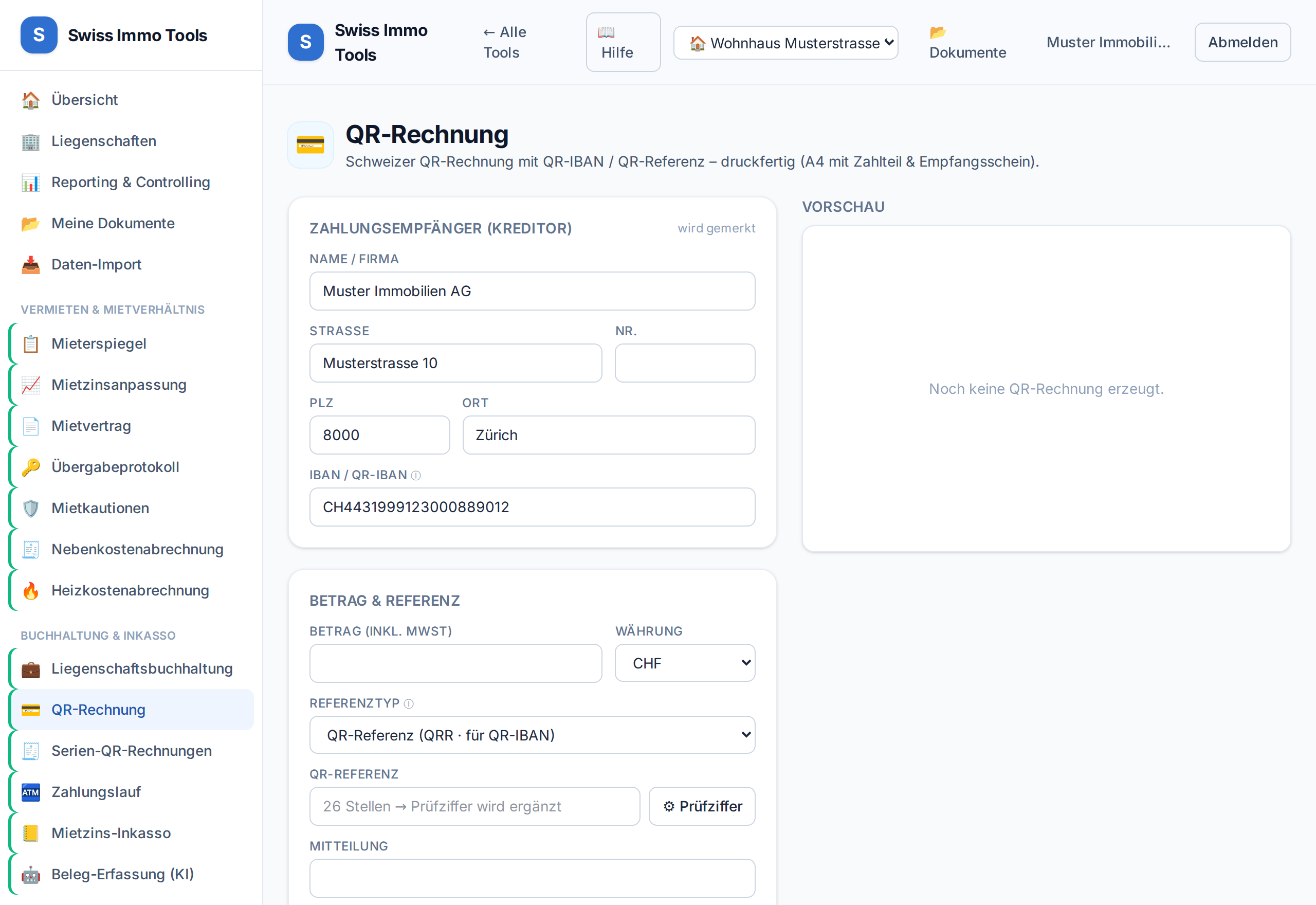 QR invoice (Swiss QR-bill)
